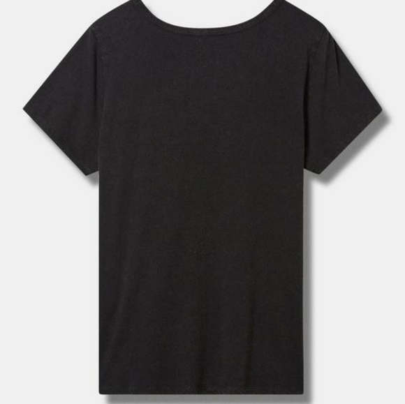 Heart Pin Classic Fit Cotton Jersey Lace-Up Neck Tee - Picture 4 of 7